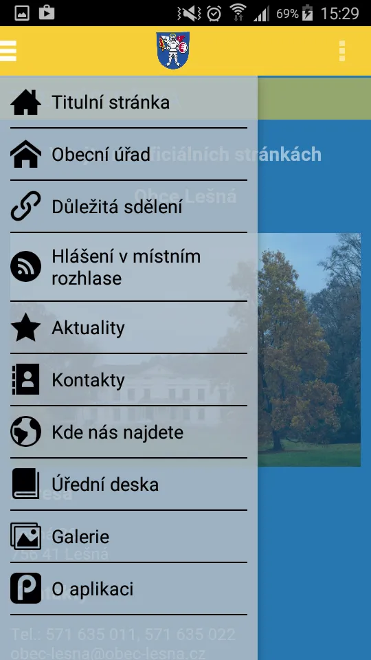 Obec Lešná | Indus Appstore | Screenshot