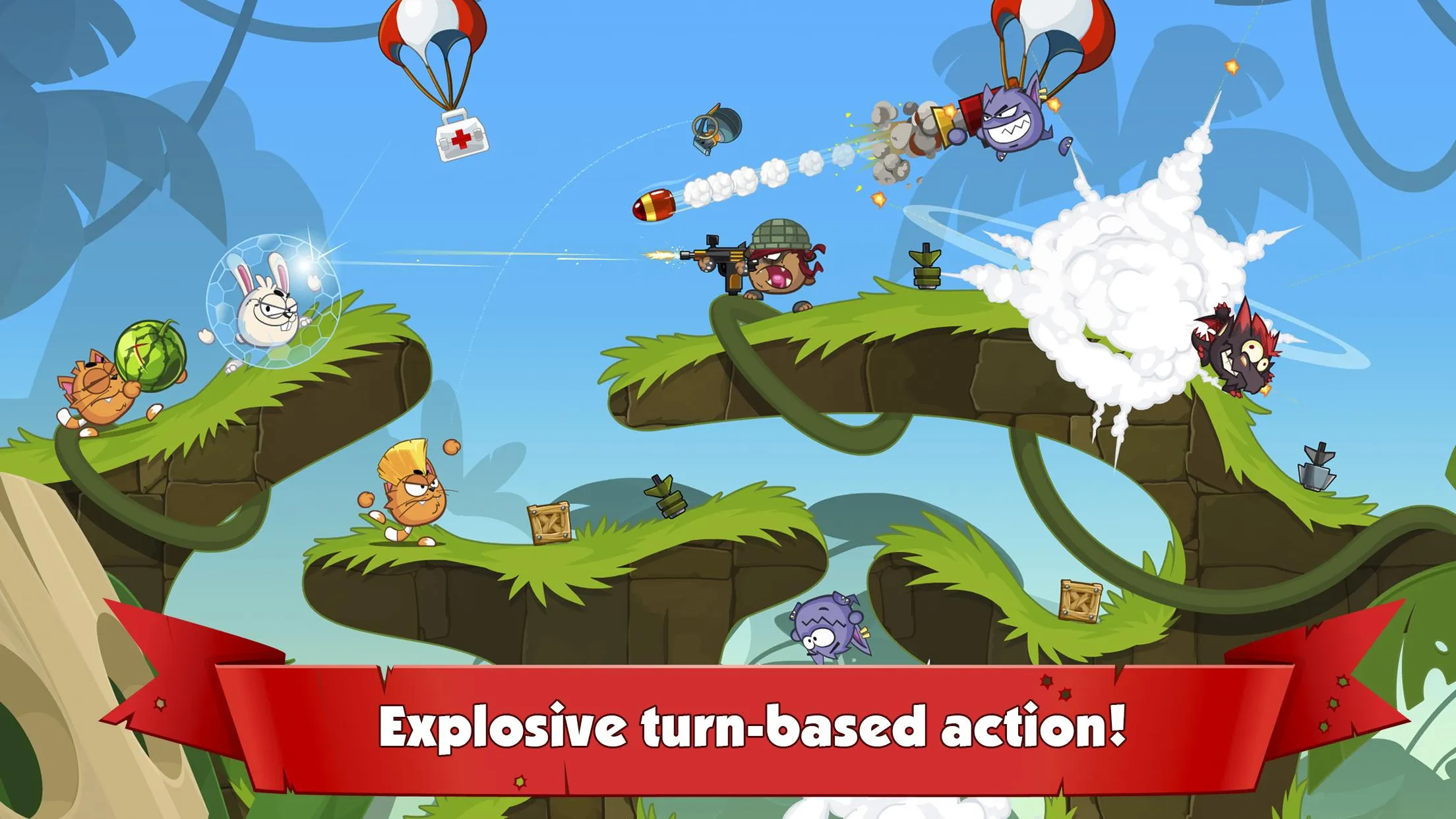 Wormix: PvP Tactical Shooter | Indus Appstore | Screenshot