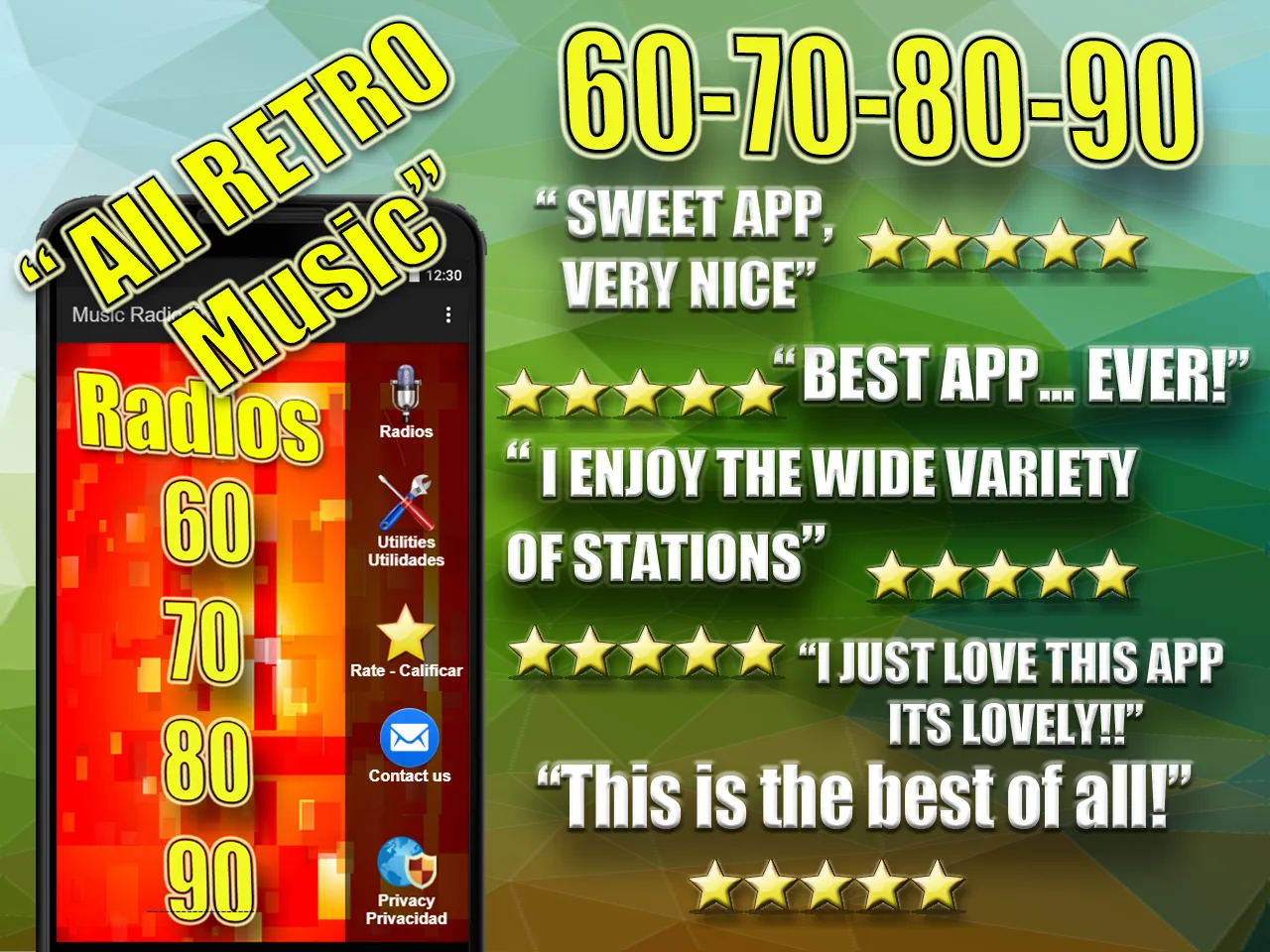 Oldies Radio Stations | Indus Appstore | Screenshot