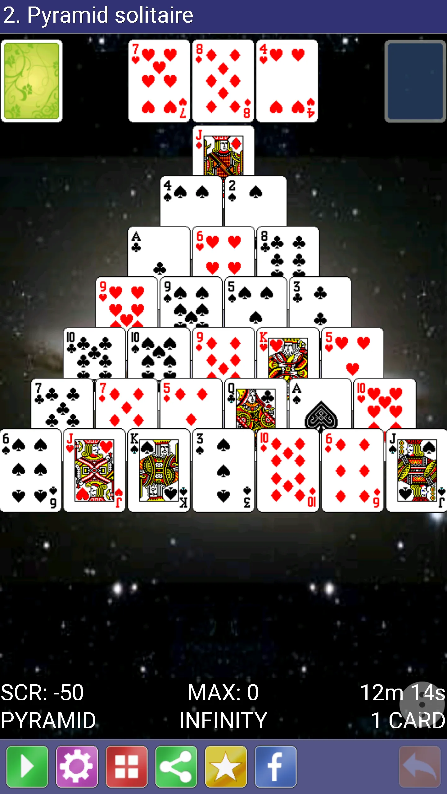 Pyramid Solitaire | Indus Appstore | Screenshot