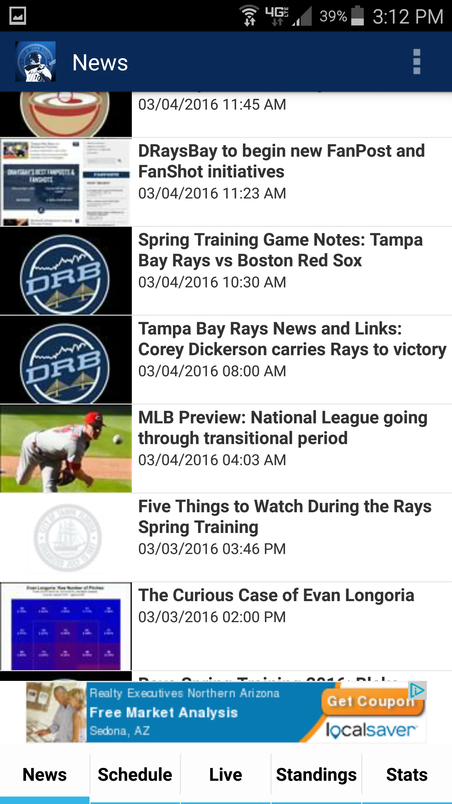 Tampa Bay Baseball | Indus Appstore | Screenshot