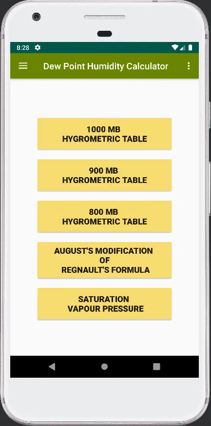 Dew Point Humidity Calculator | Indus Appstore | Screenshot