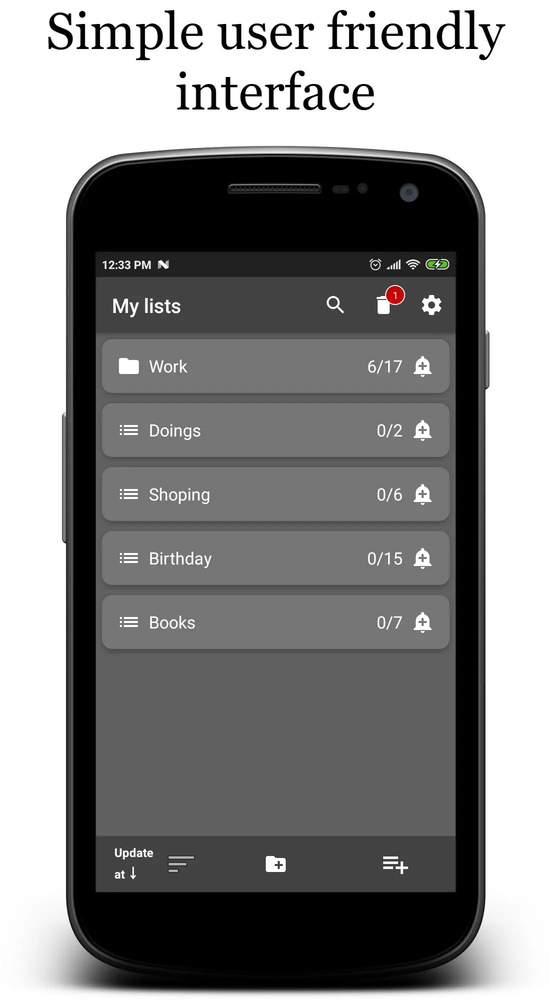 Just lists for everything | Indus Appstore | Screenshot