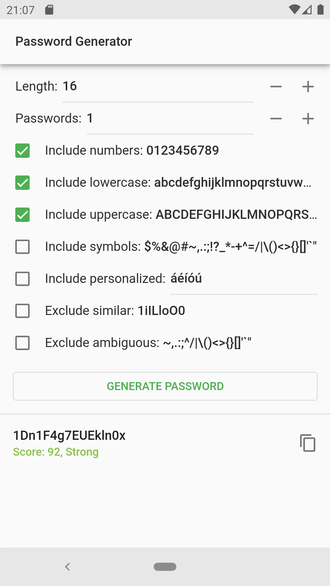 Password Generator | Indus Appstore | Screenshot