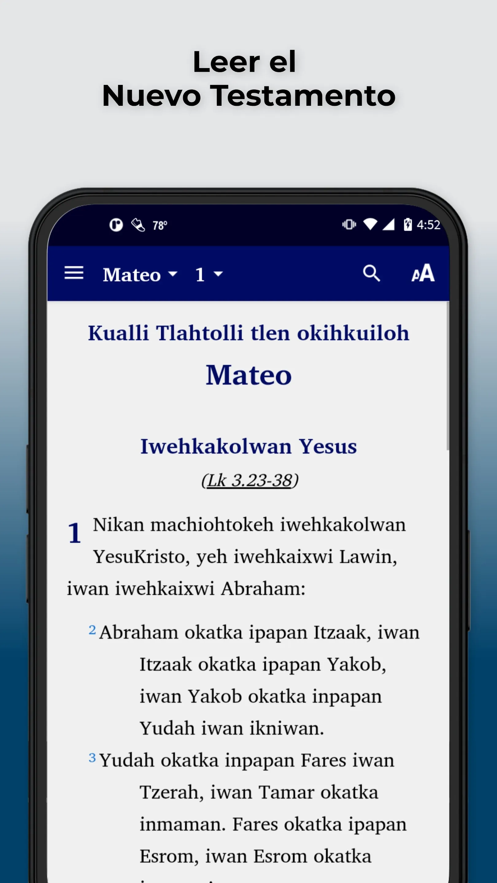 Nahuatl Orizaba - Bible | Indus Appstore | Screenshot