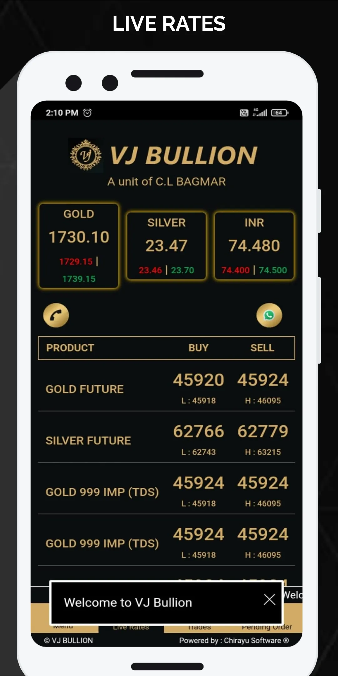 Vijetha Bullion | Indus Appstore | Screenshot