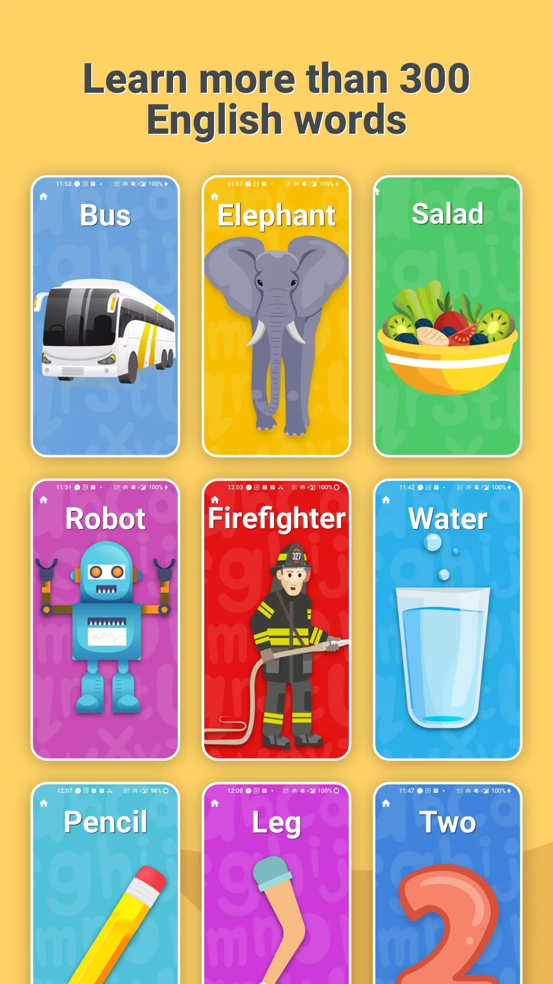 300 English Words for Kids | Indus Appstore | Screenshot