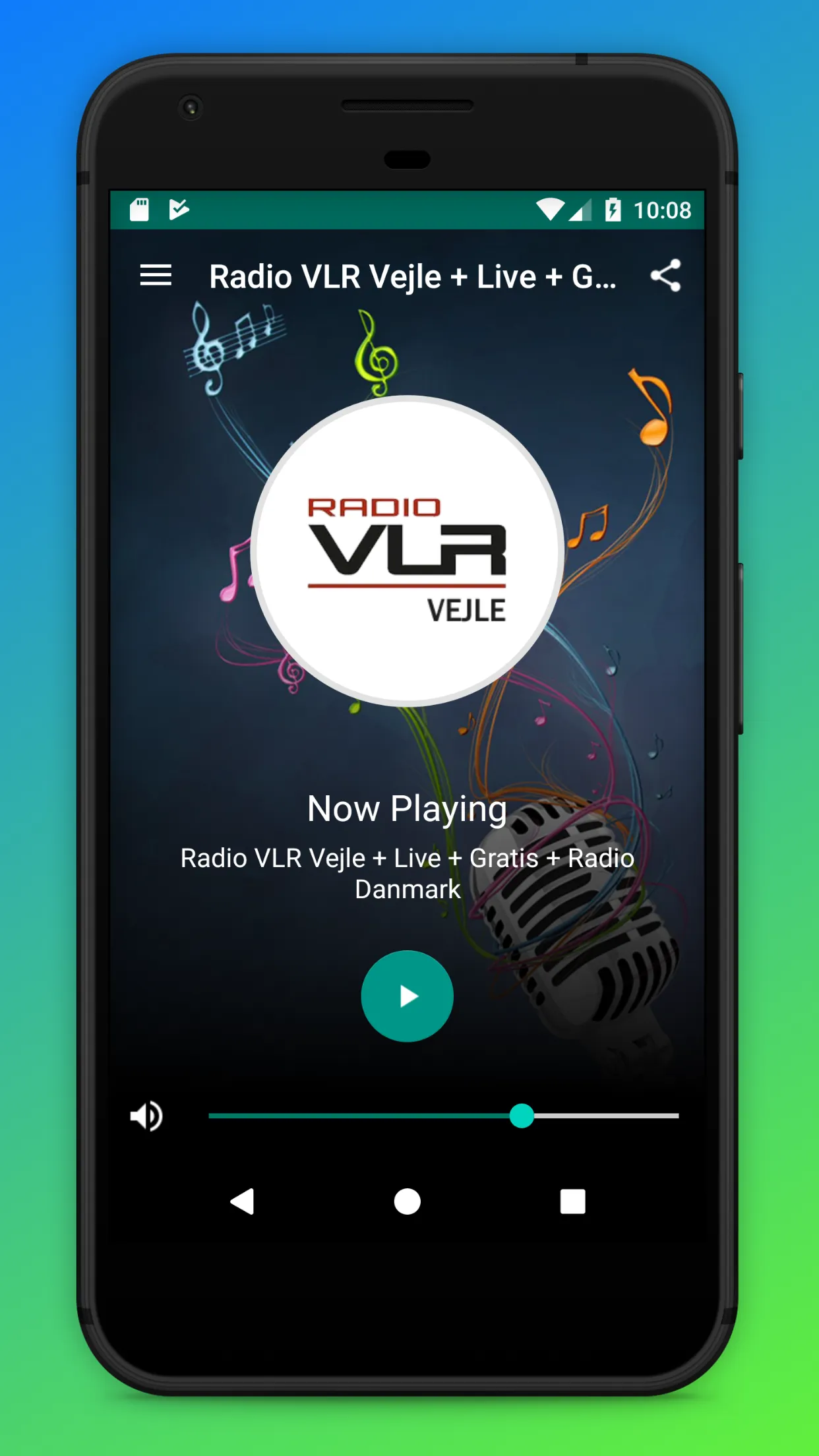 Radio VLR Vejle FM DK Online | Indus Appstore | Screenshot