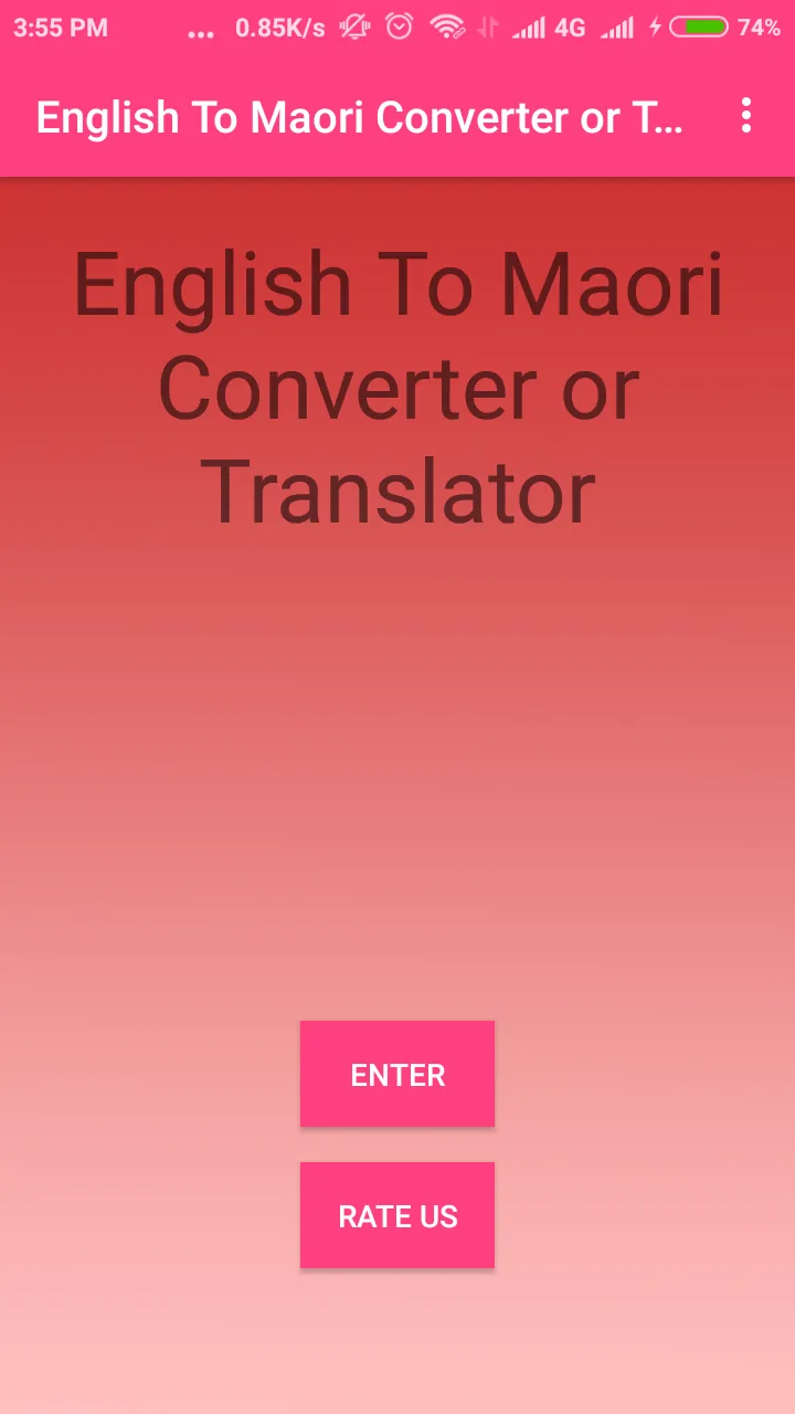 English To Maori Converter | Indus Appstore | Screenshot