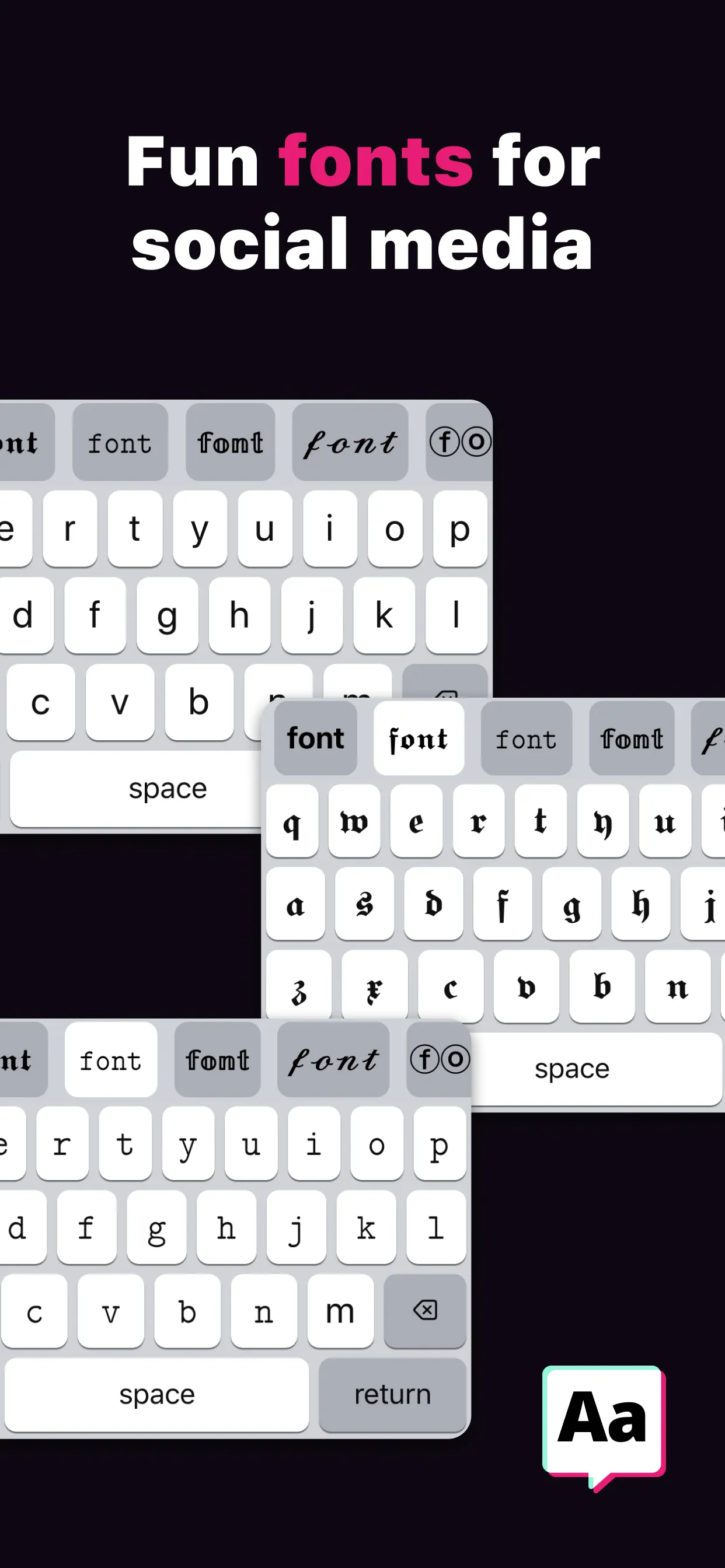 Fontkey - Fonts Keyboard Emoji | Indus Appstore | Screenshot