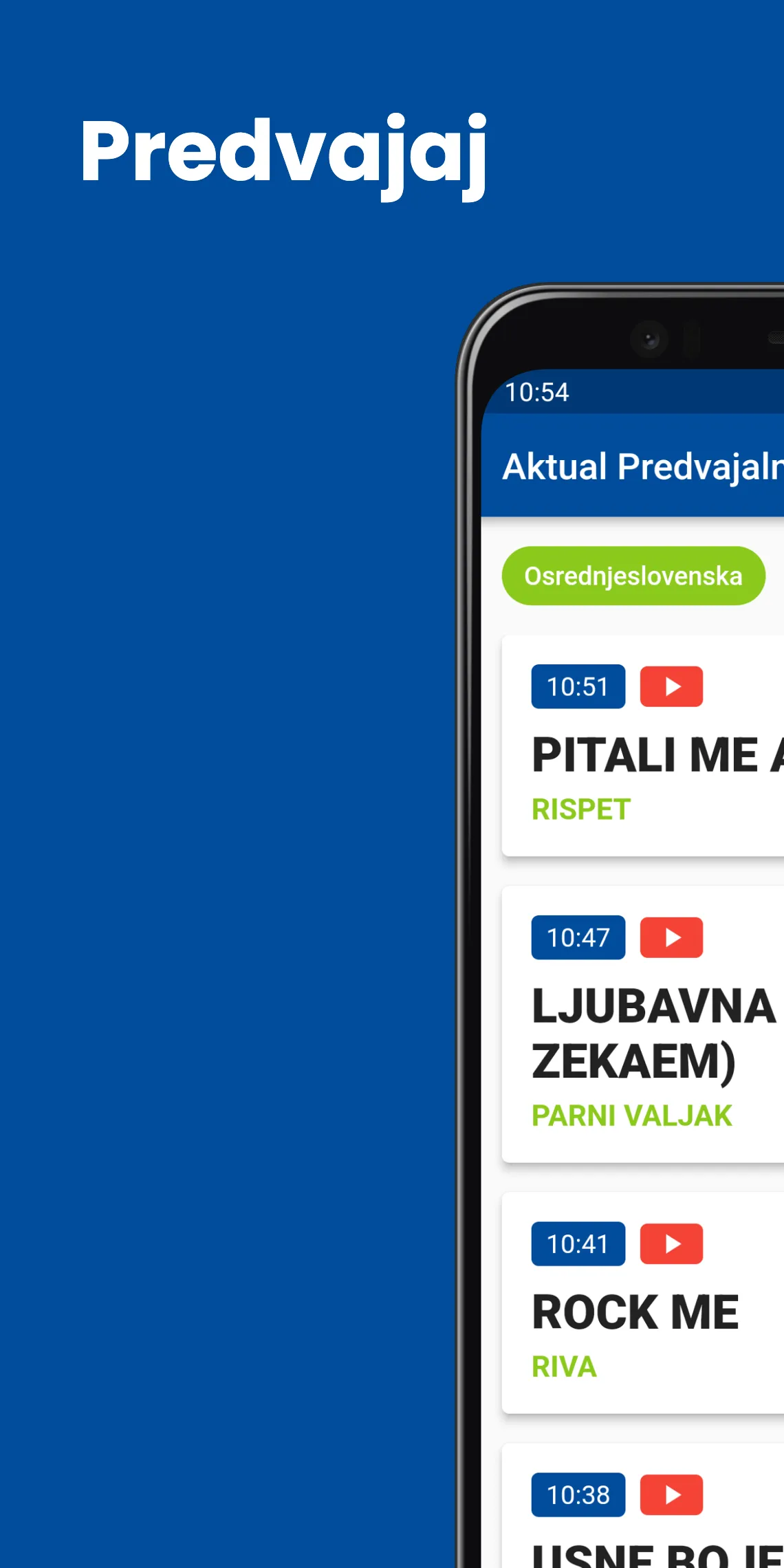 Aktual Predvajalnik | Radio | Indus Appstore | Screenshot