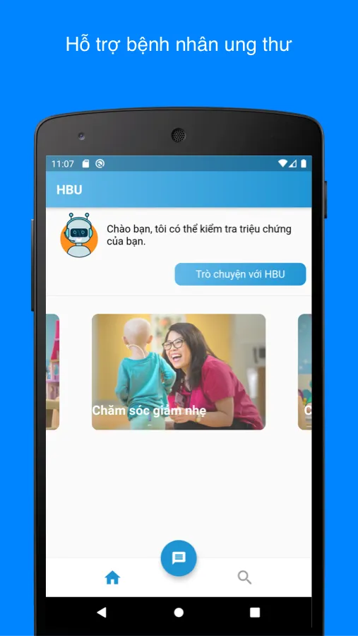 HBU - Hỗ trợ Bệnh nhân Ung thư | Indus Appstore | Screenshot