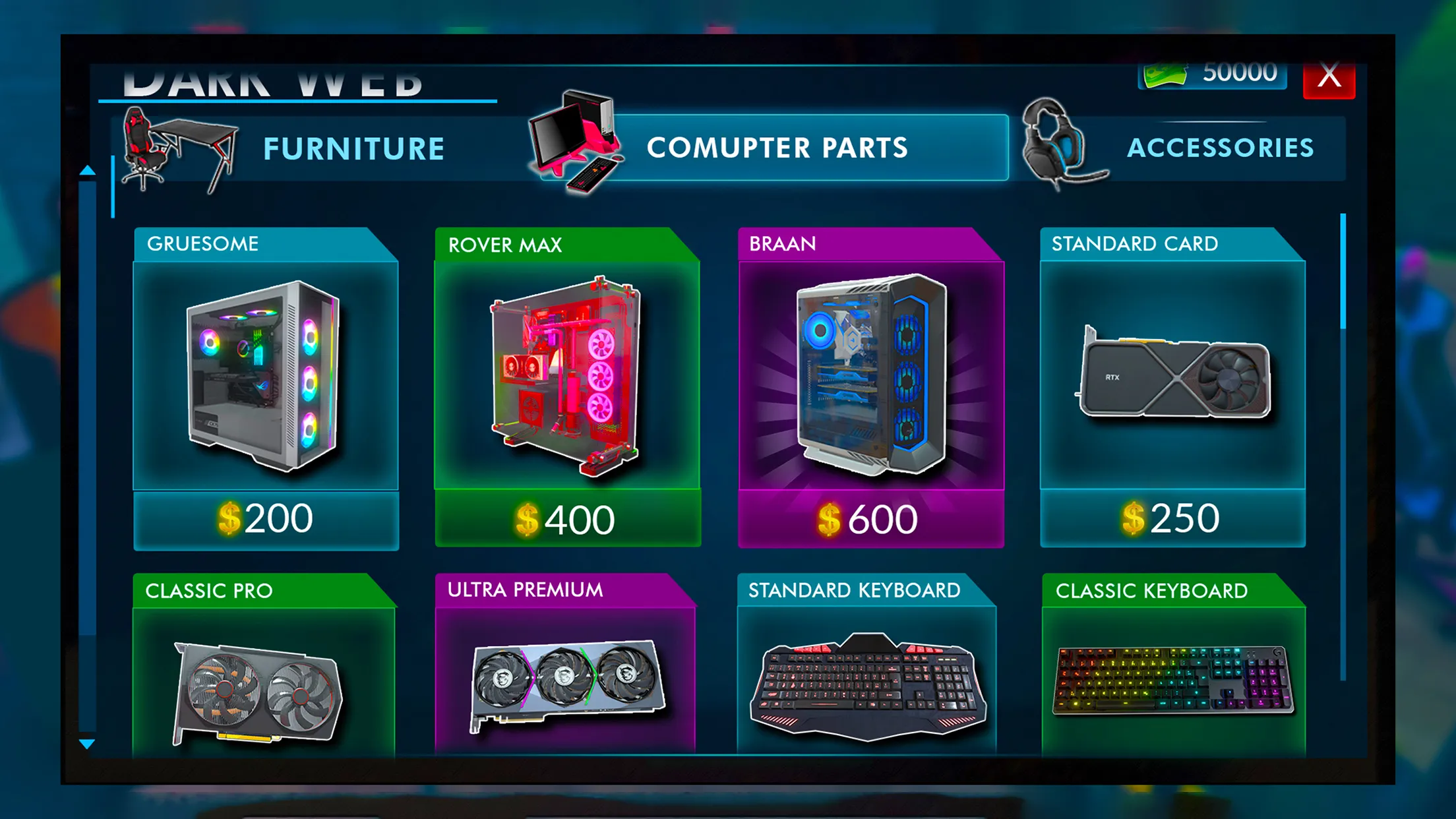 Internet Gamer Cafe Simulator | Indus Appstore | Screenshot