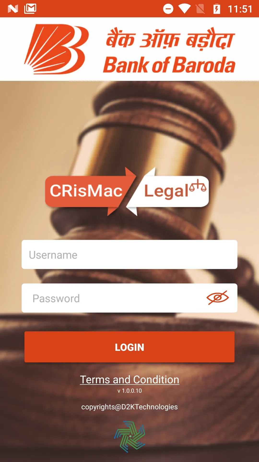 Baroda CRisMacLegal | Indus Appstore | Screenshot