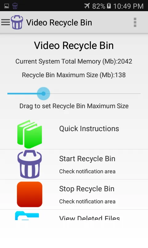 Video Recycle Bin | Indus Appstore | Screenshot