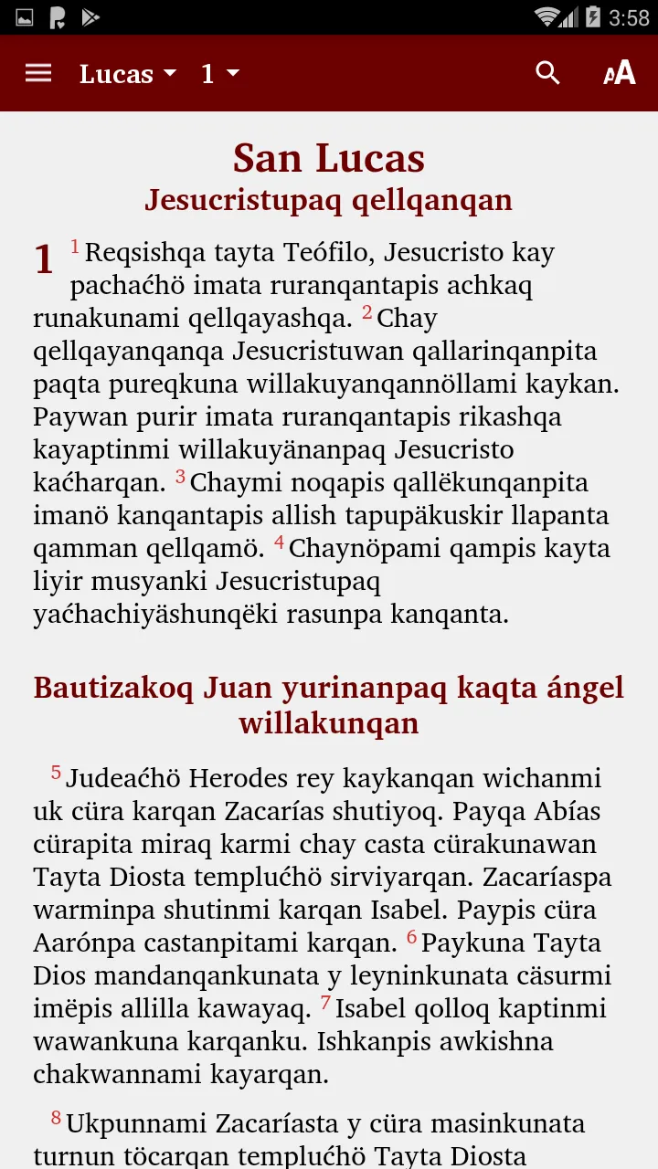 Quechua Sihuas, Peru – Bible | Indus Appstore | Screenshot