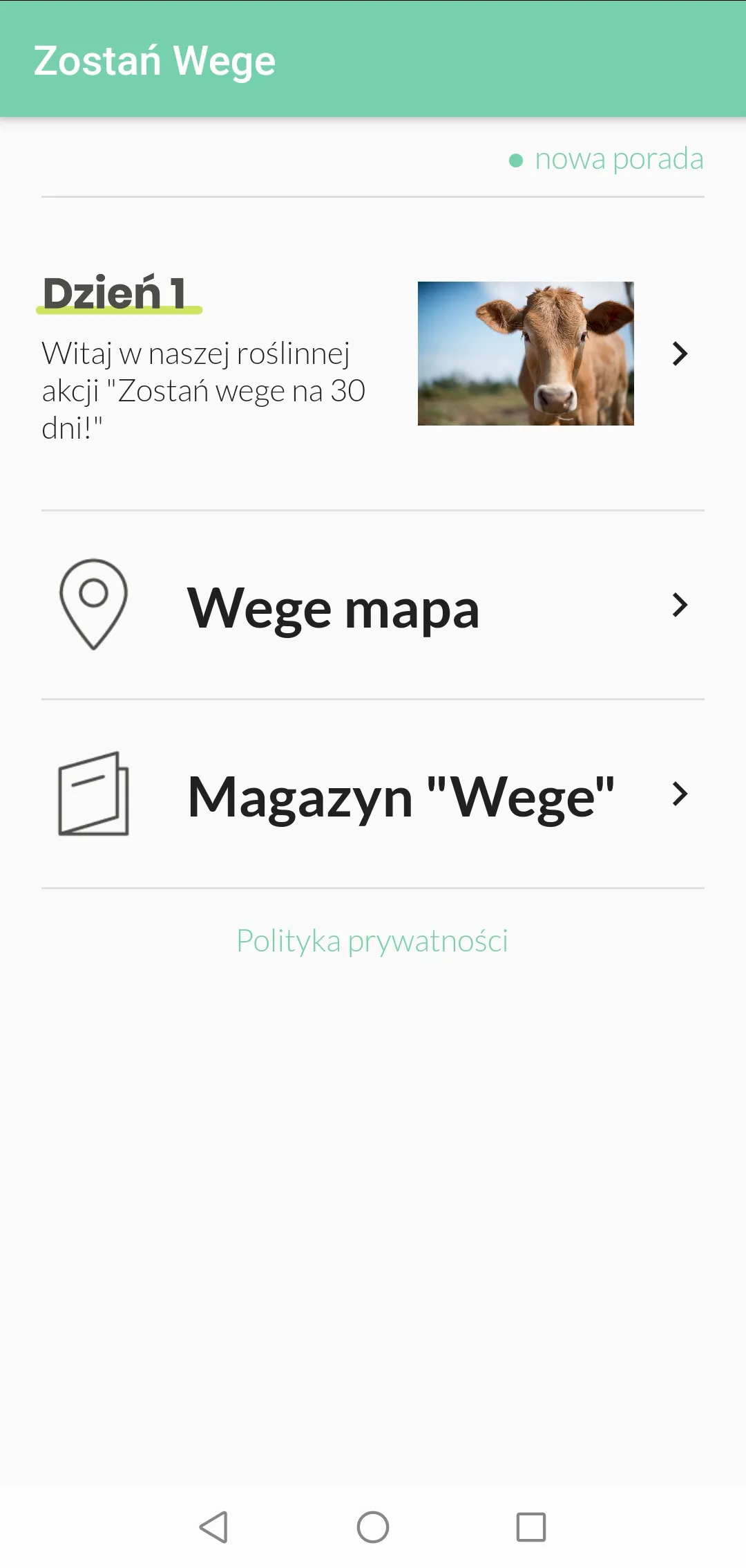 Zostań Wege na 30 Dni! | Indus Appstore | Screenshot