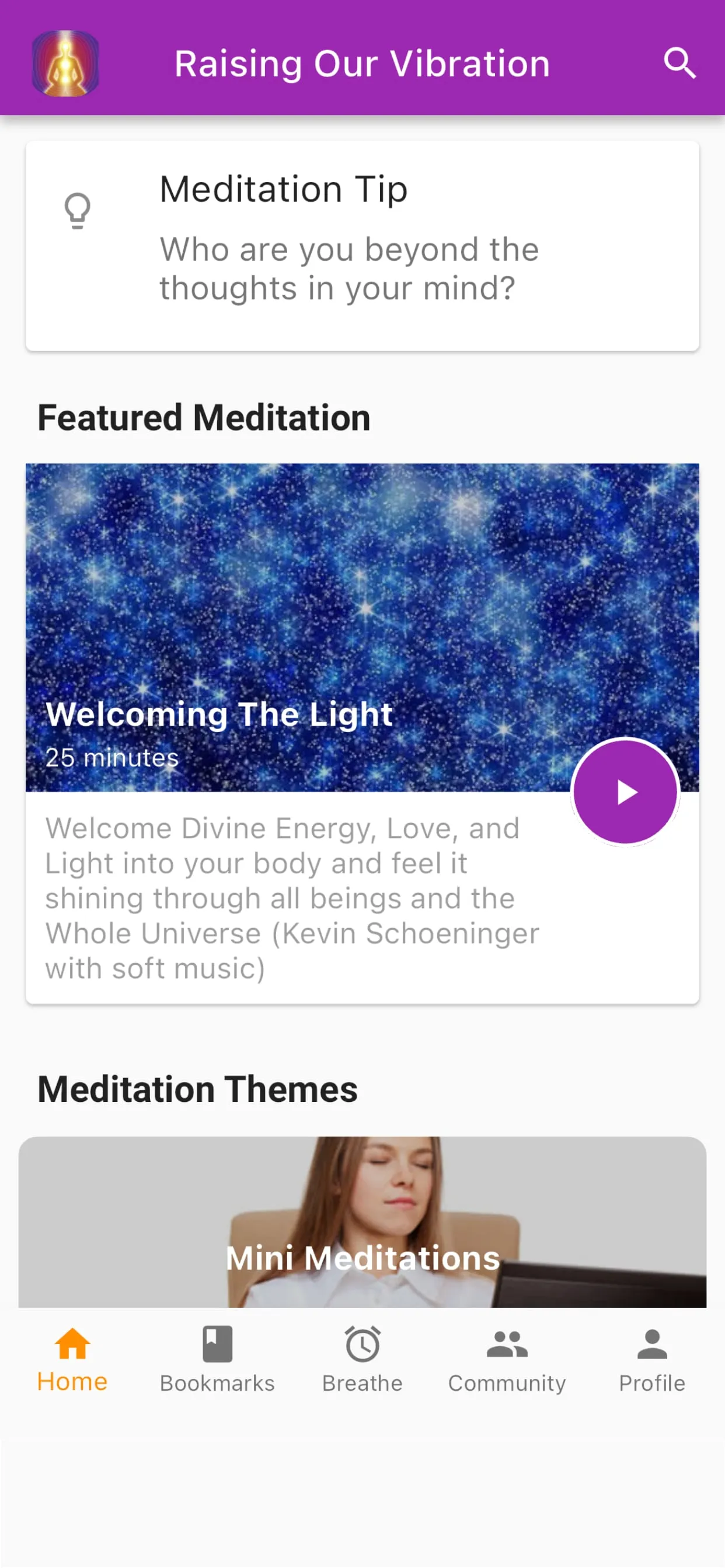 ROV Meditation | Indus Appstore | Screenshot