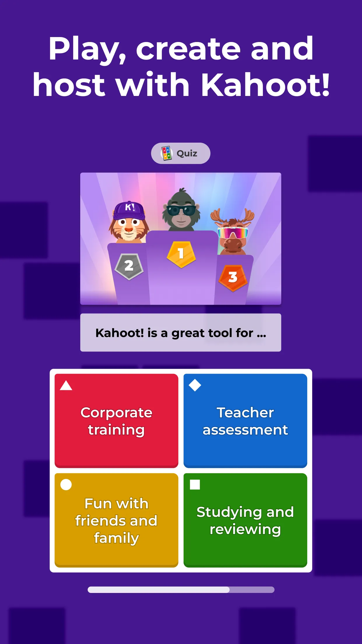 Kahoot! Play & Create Quizzes | Indus Appstore | Screenshot
