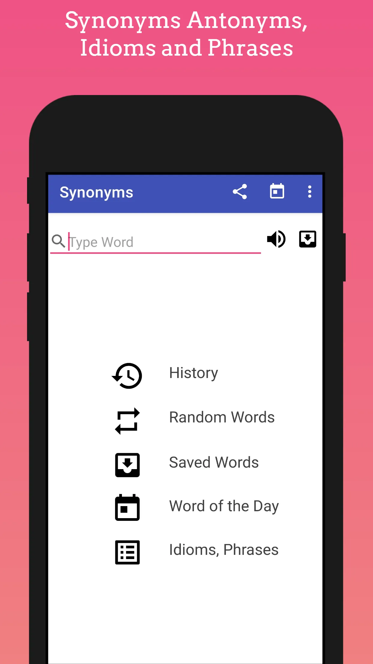 Synonyms and Antonyms Offline | Indus Appstore | Screenshot