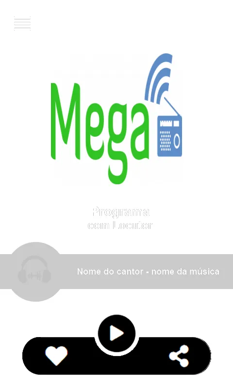 Rádio Mega | Indus Appstore | Screenshot