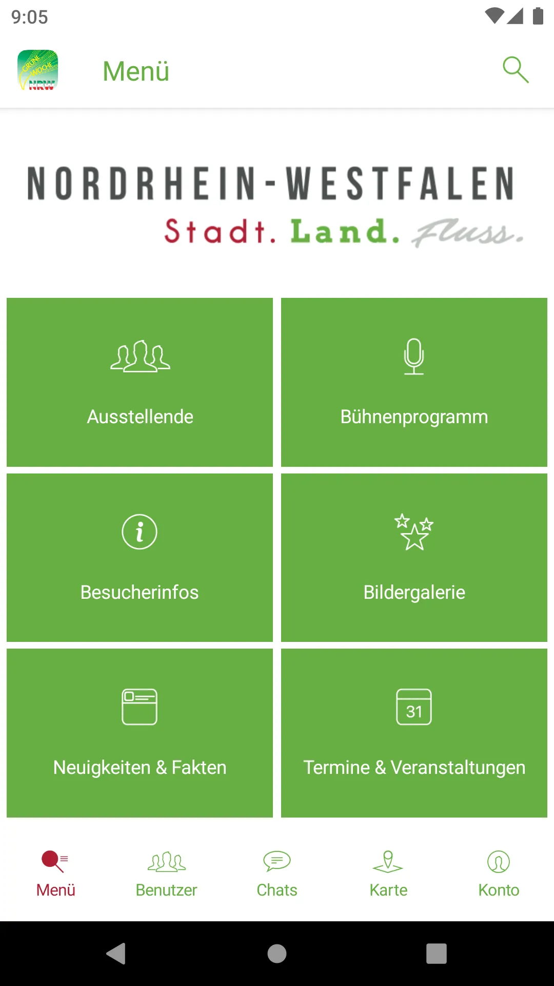 NRW Halle Grüne Woche | Indus Appstore | Screenshot