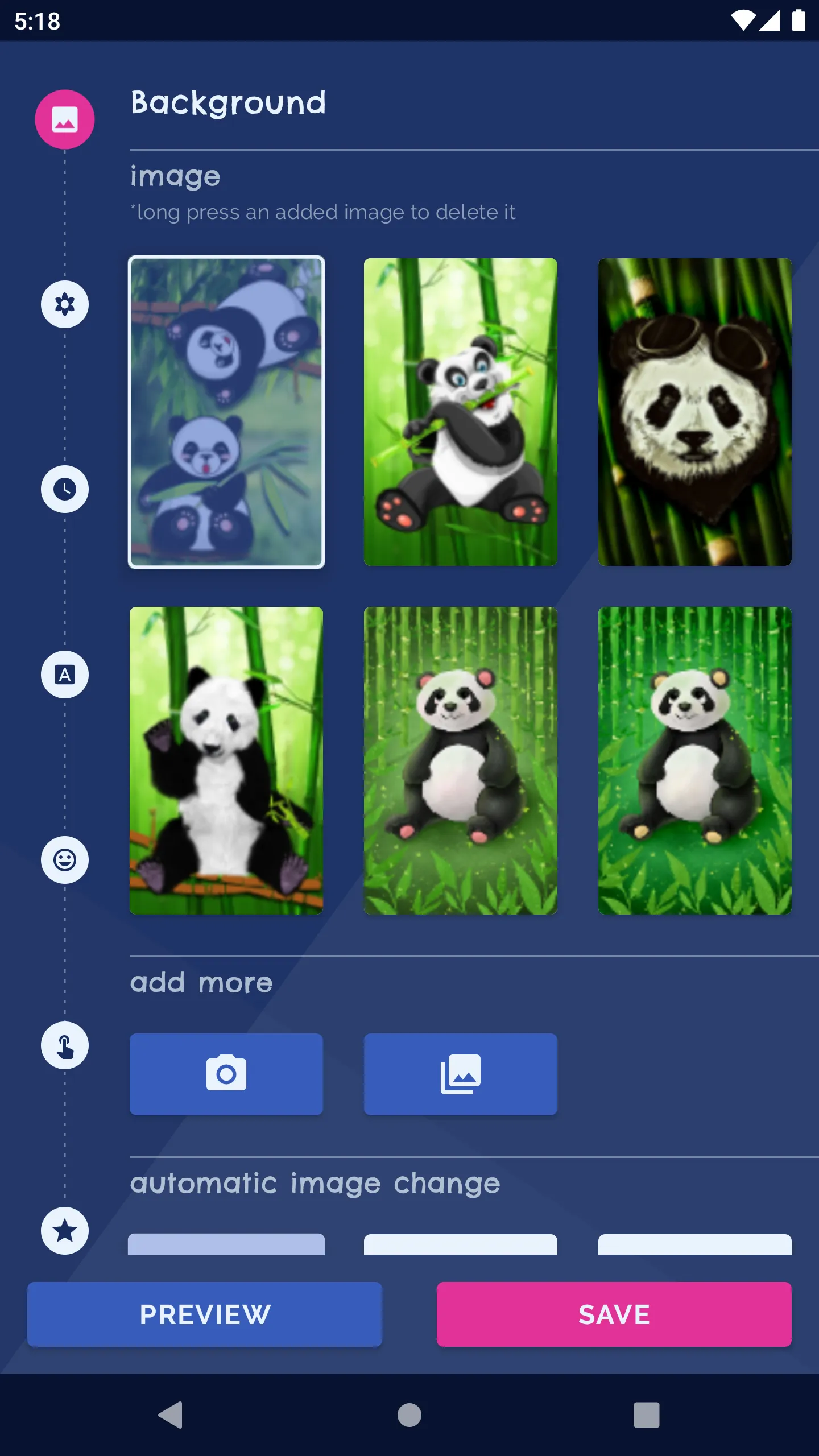 Panda Kawaii Live Wallpaper | Indus Appstore | Screenshot