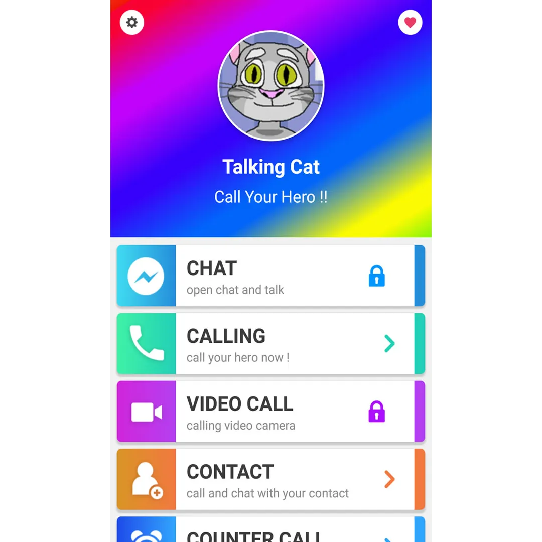 Talk Cat Call Fake | Indus Appstore | Screenshot