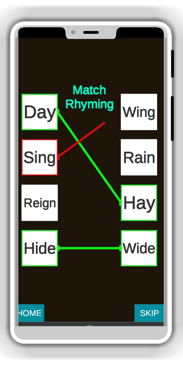 Match rhyming words | Indus Appstore | Screenshot
