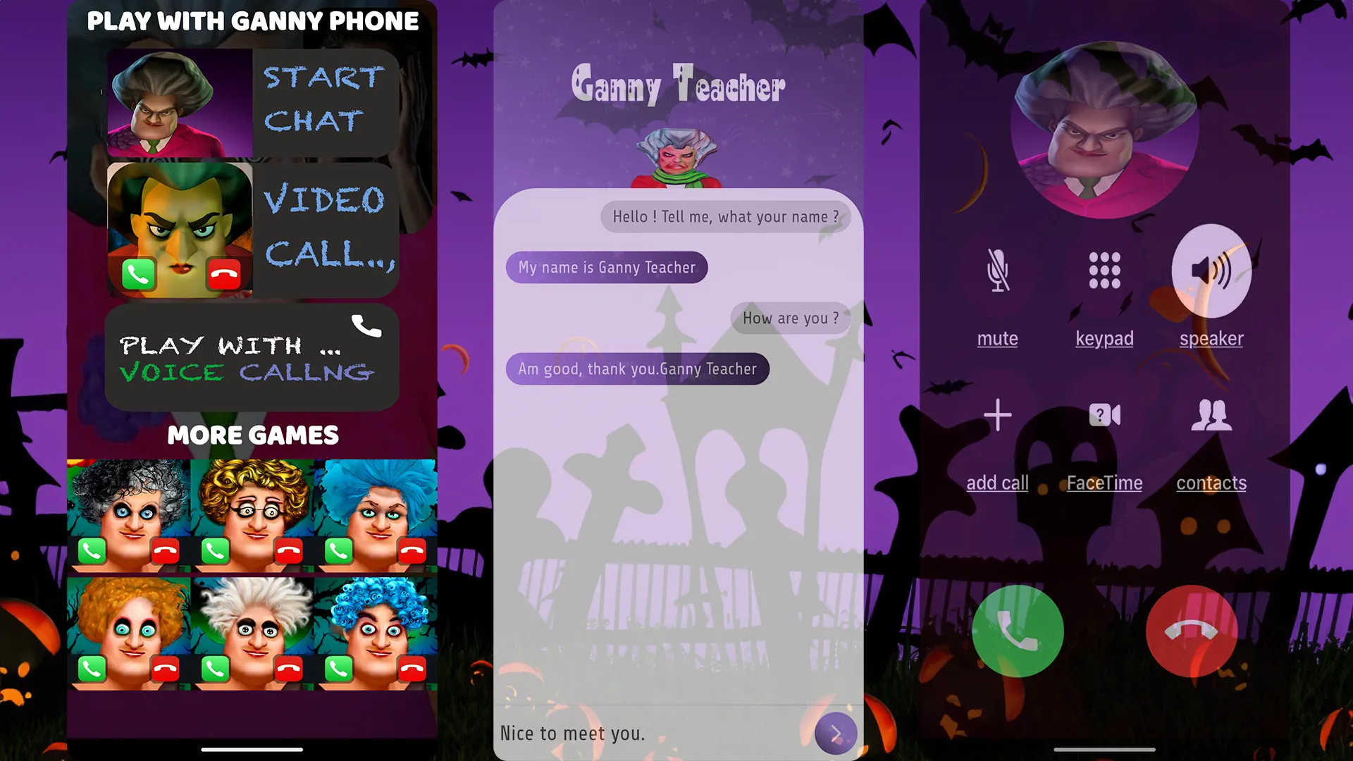 Scary Granny Calling - Fake vi | Indus Appstore | Screenshot