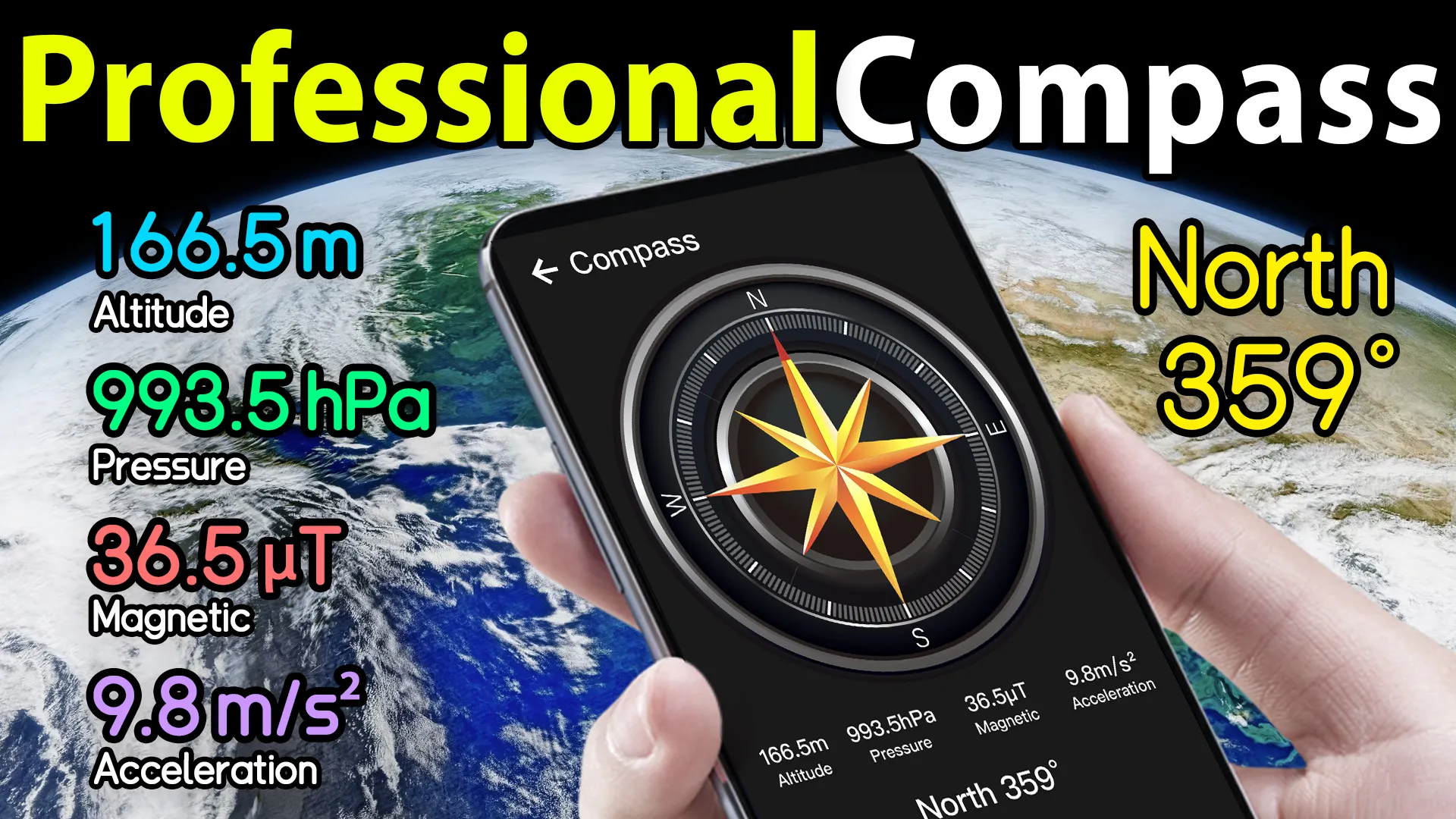 Compass - Digital Compass | Indus Appstore | Screenshot