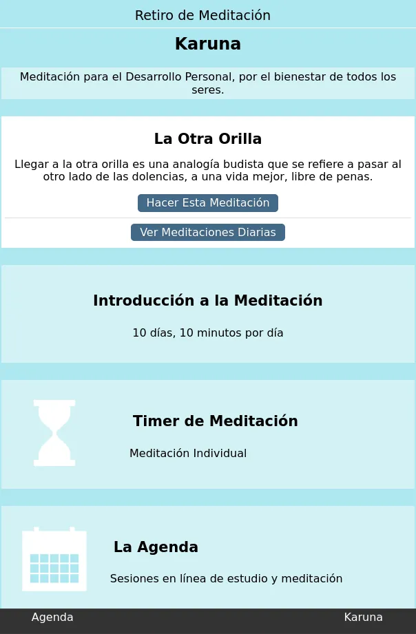 Retiro de Meditación | Indus Appstore | Screenshot