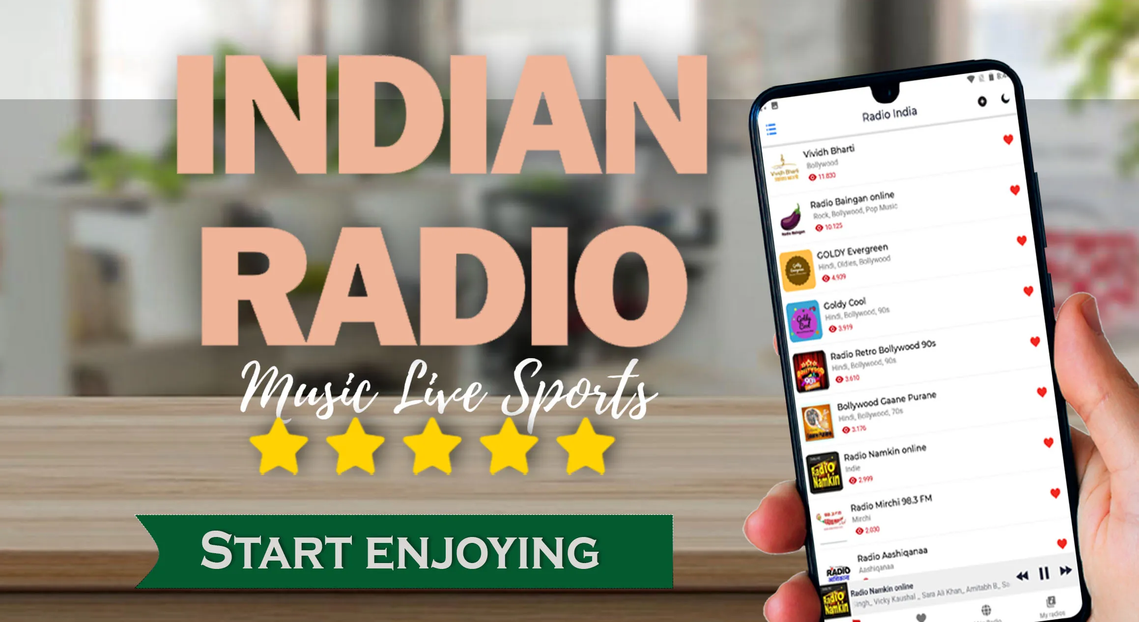 Radio India All Stations Live | Indus Appstore | Screenshot