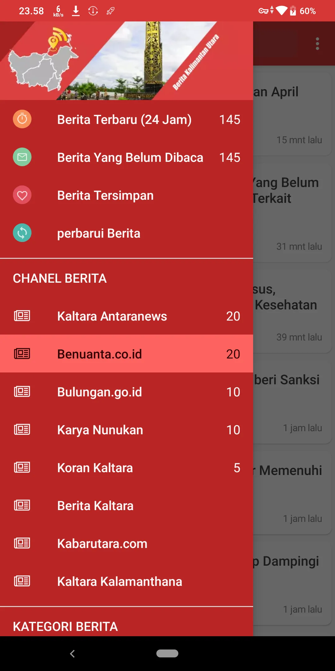 Berita Kaltara (Berita Kaliman | Indus Appstore | Screenshot