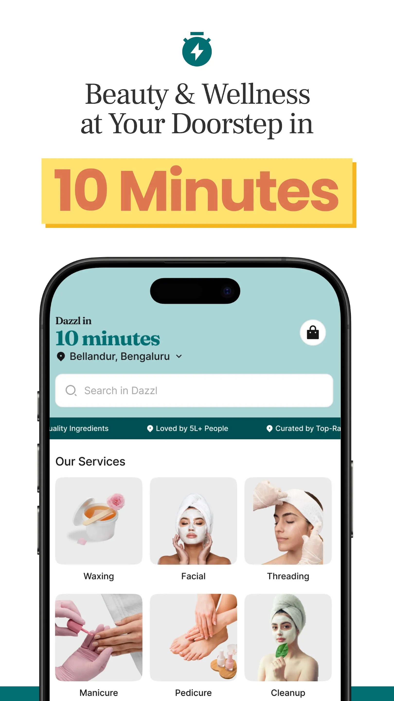 DAZZL: Beauty in 10 minutes | Indus Appstore | Screenshot