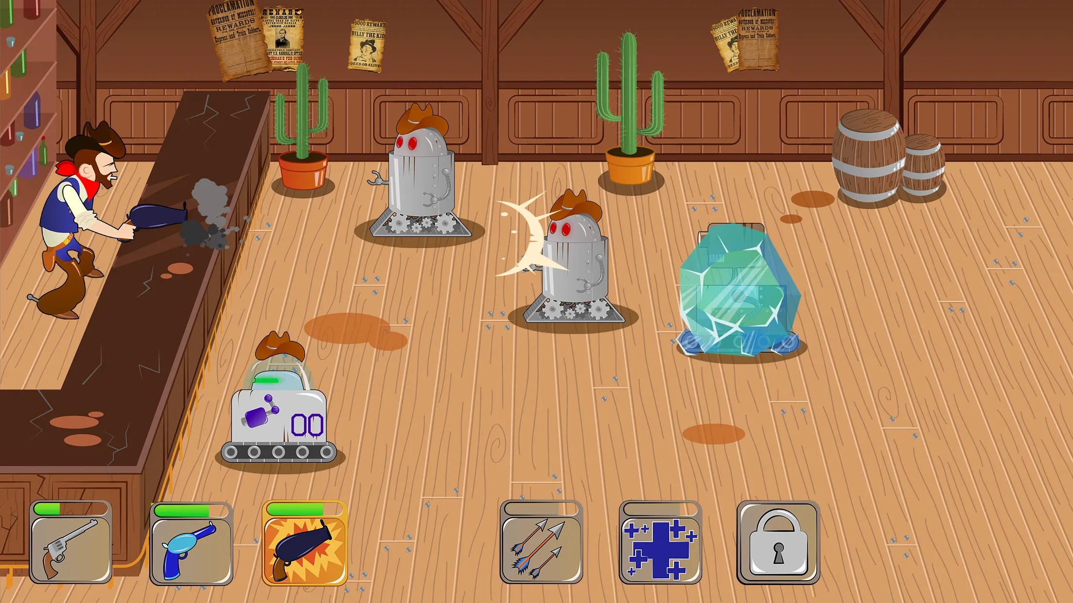 Cowboys VS Robots | Indus Appstore | Screenshot