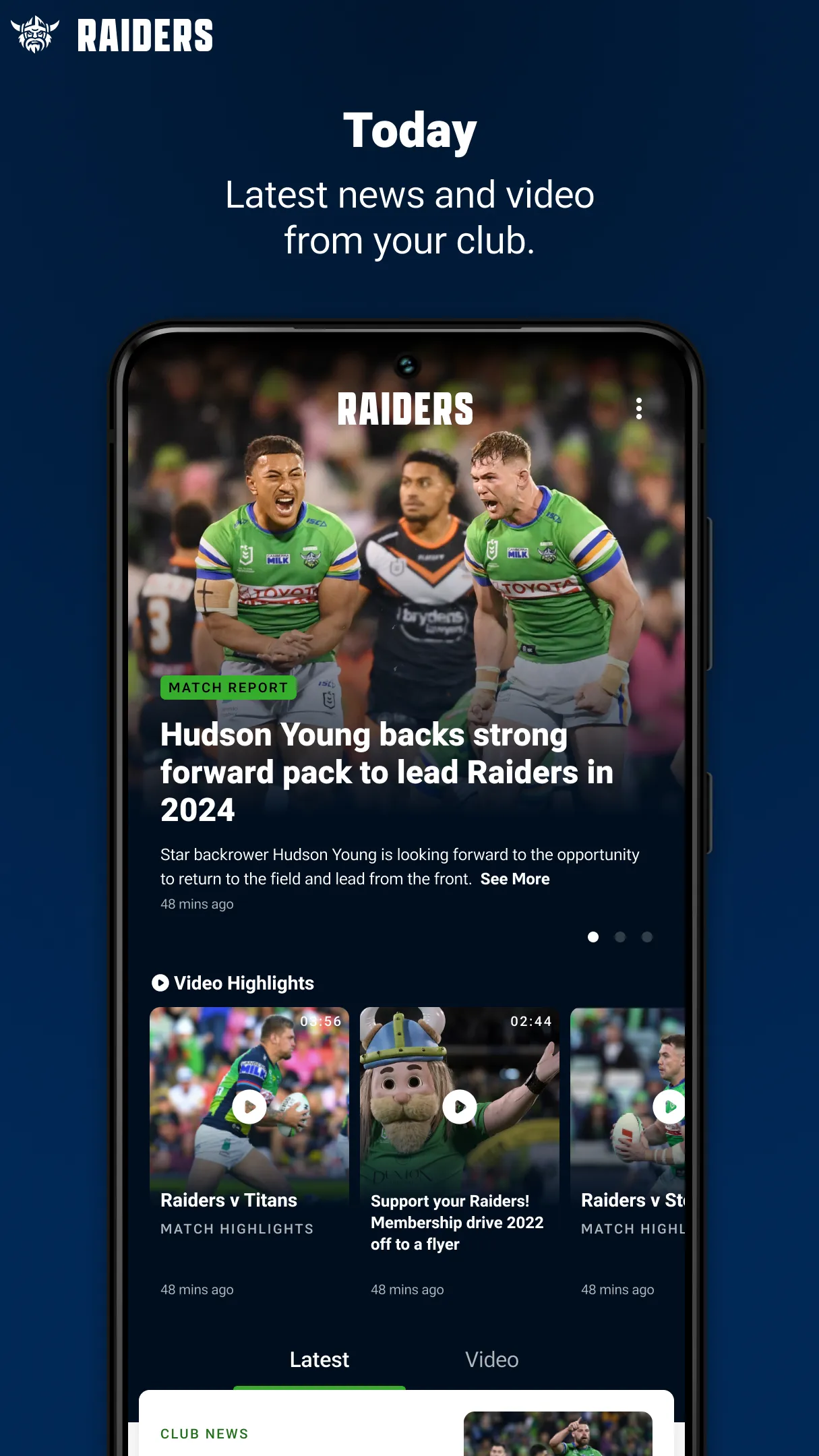 Canberra Raiders | Indus Appstore | Screenshot