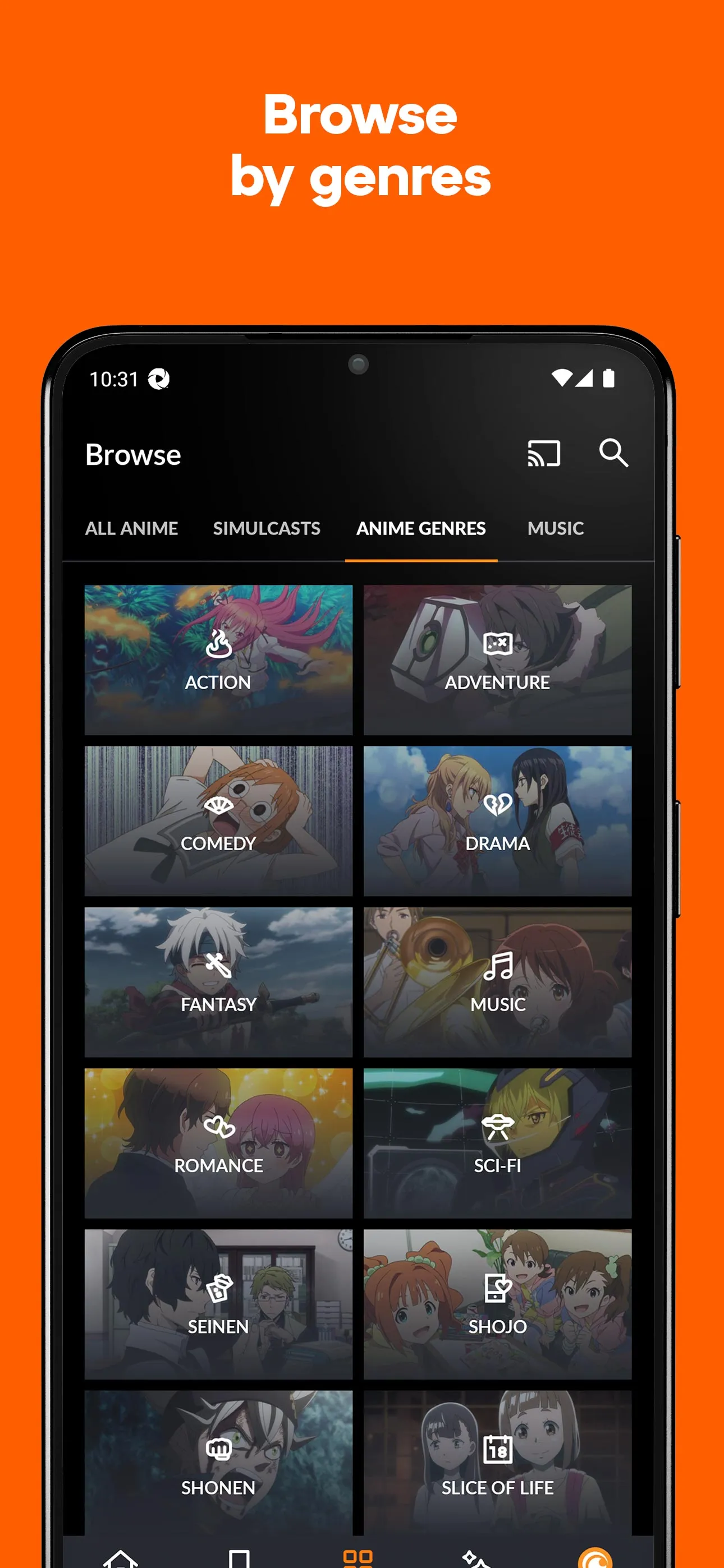 Crunchyroll | Indus Appstore | Screenshot