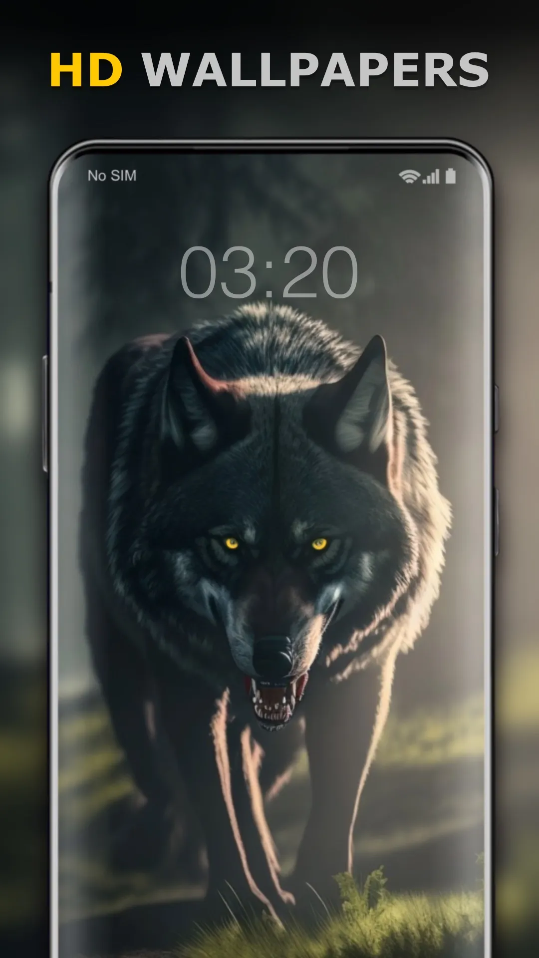 Wolf Wallpaper HD: Backgrounds | Indus Appstore | Screenshot