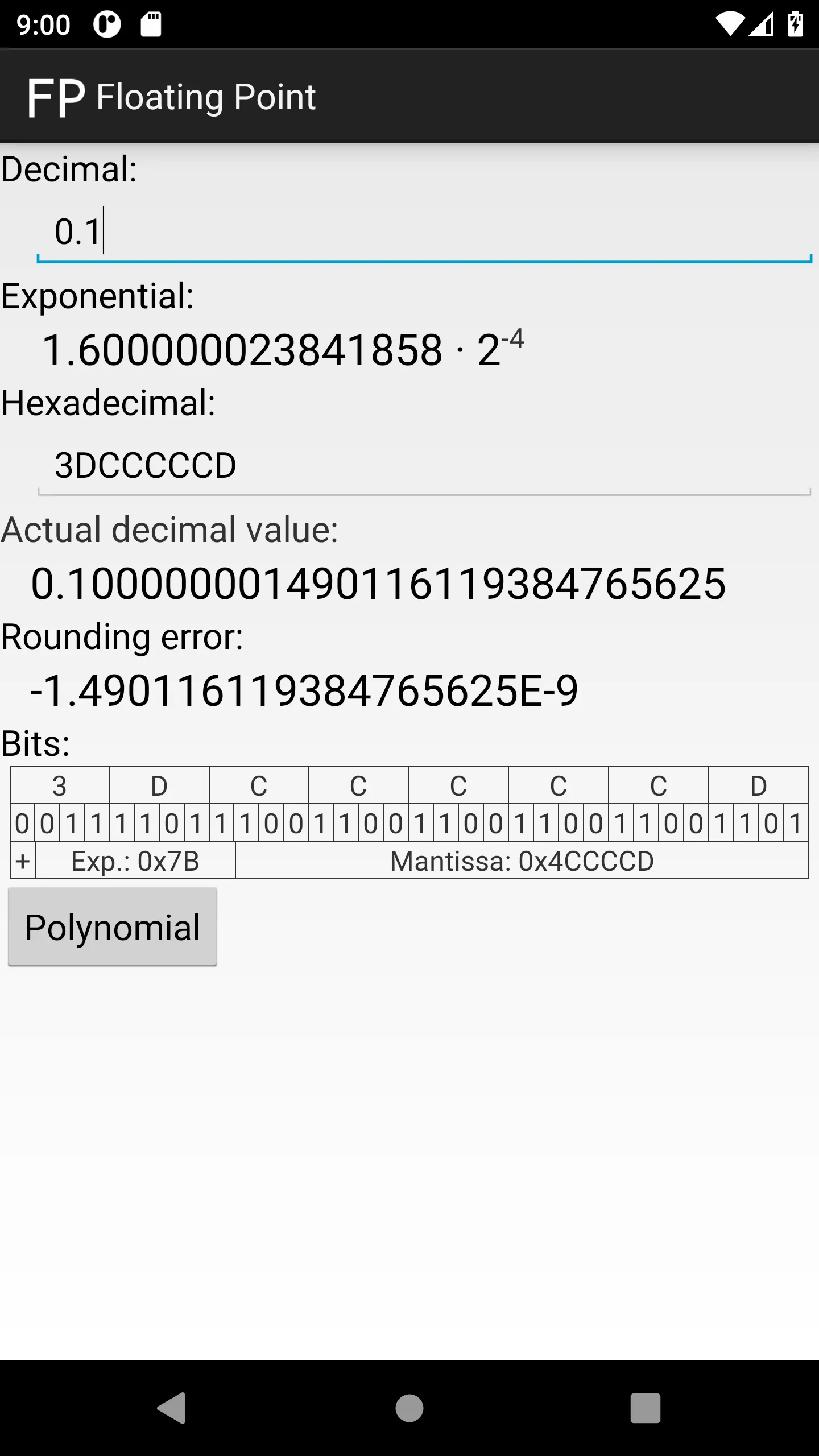 Floating Point Converter | Indus Appstore | Screenshot