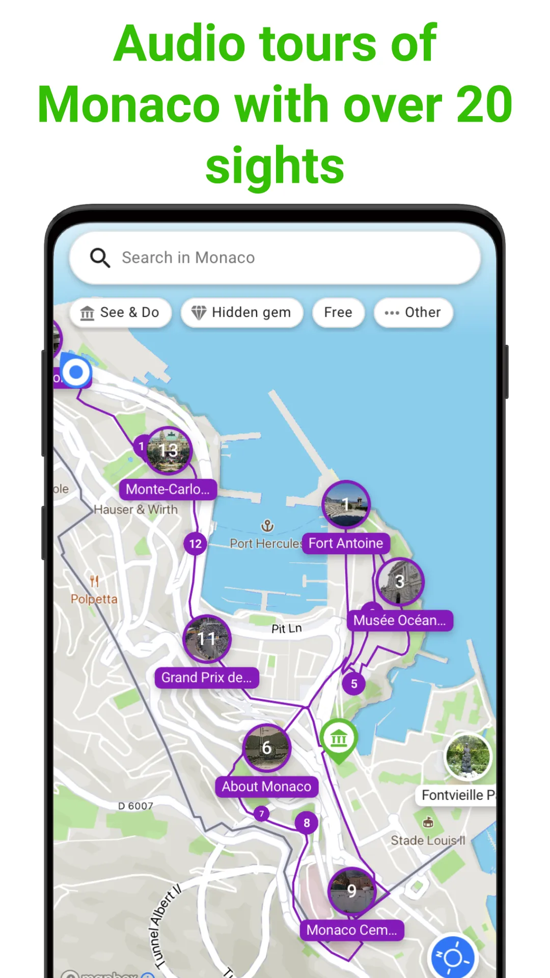 Monaco Tour Guide:SmartGuide | Indus Appstore | Screenshot