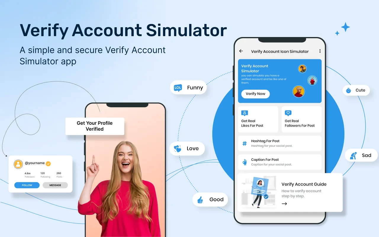 Verify Account Icon Simulator | Indus Appstore | Screenshot