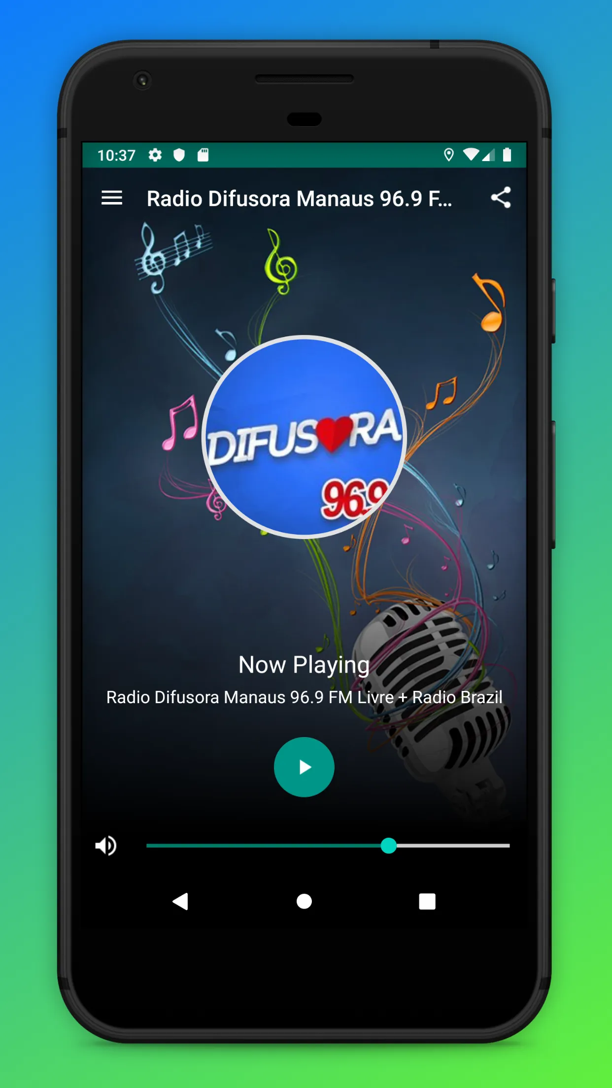 Radio Difusora Manaus 96.9 FM | Indus Appstore | Screenshot