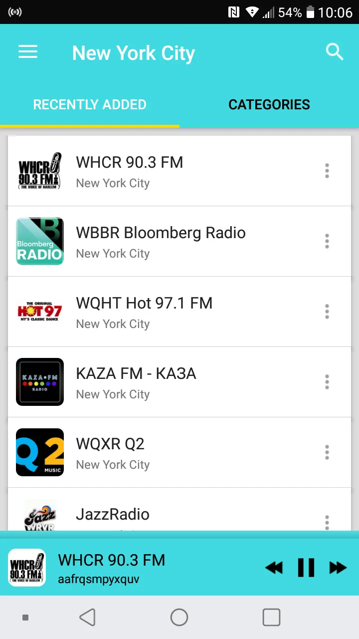 Radio New York City | Indus Appstore | Screenshot