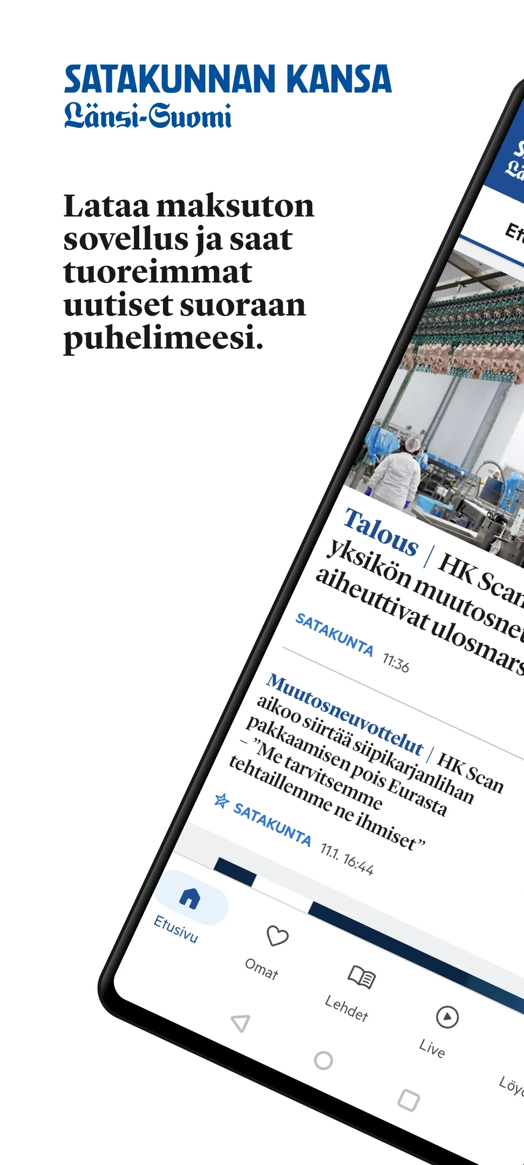 Satakunnan Kansa Länsi-Suomi | Indus Appstore | Screenshot