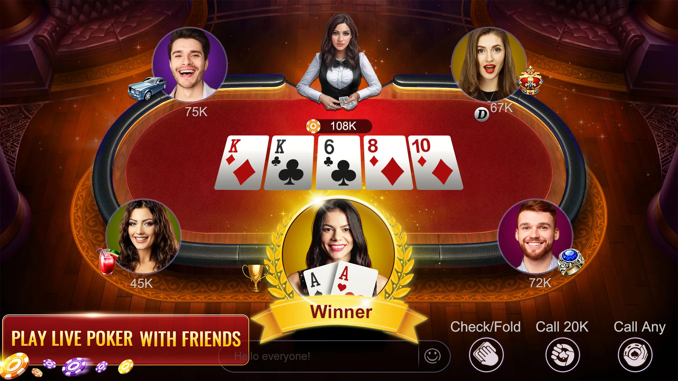 RallyAces Poker | Indus Appstore | Screenshot