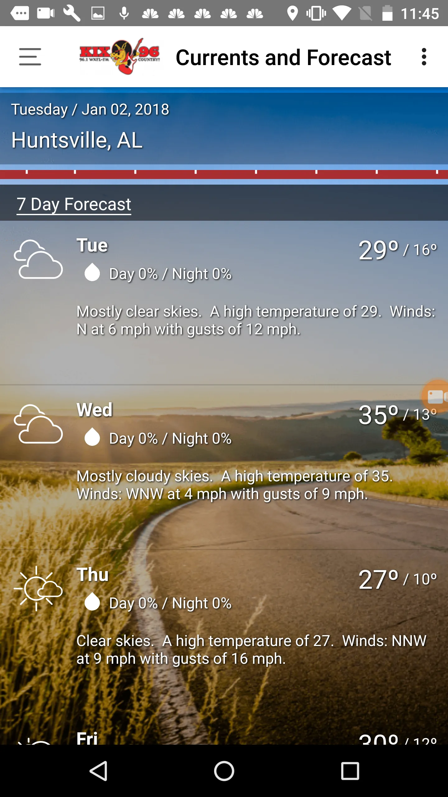 KIX96 Weather | Indus Appstore | Screenshot