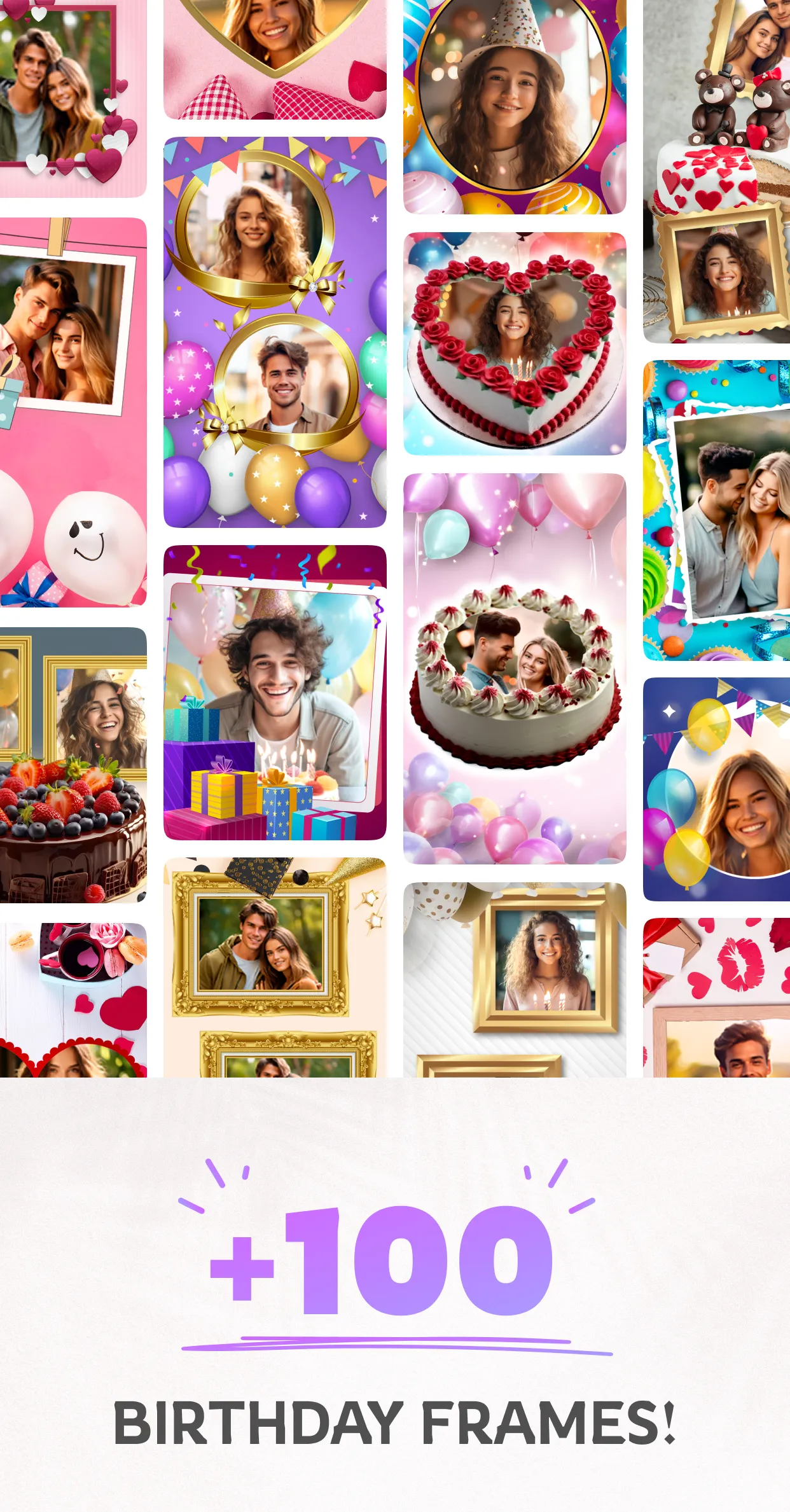 Happy birthday photo frame | Indus Appstore | Screenshot