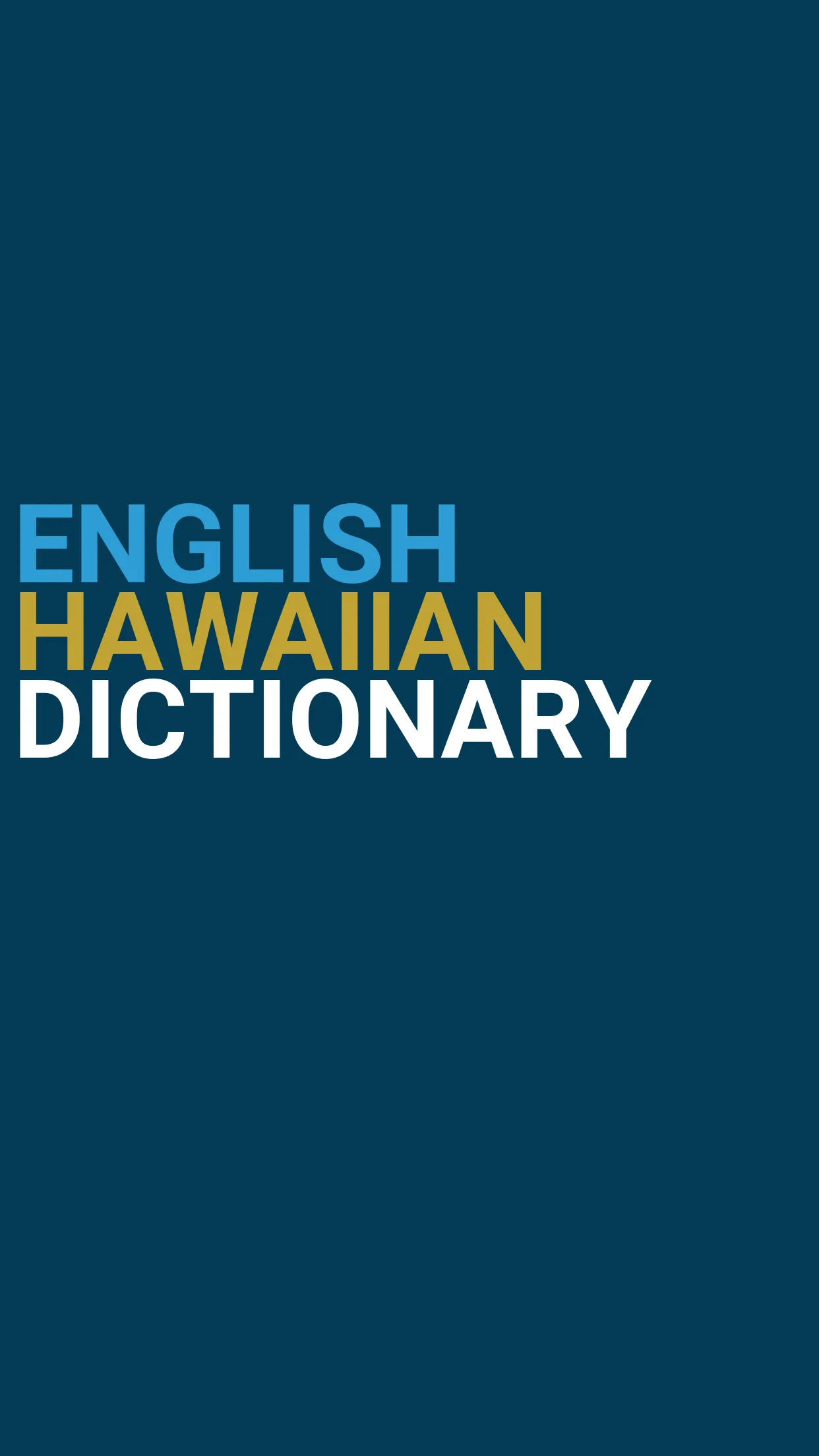 English : Hawaiian Dictionary | Indus Appstore | Screenshot