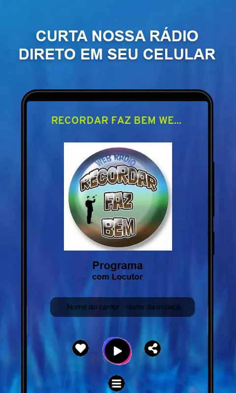 Recordar Faz Bem Web Rádio | Indus Appstore | Screenshot